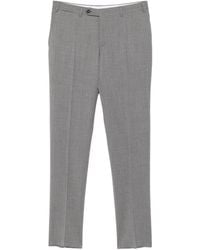 Canali - Pressed-Crease Tailored Trousers - Lyst