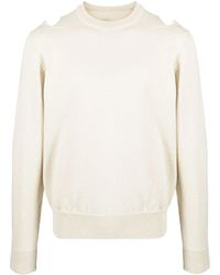 Jil Sander - Cut-Out Wool Jumper - Lyst