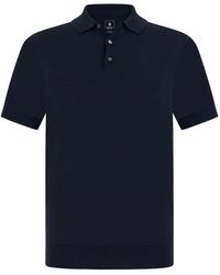 BOGGI - Knitted Polo Shirt - Lyst