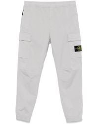 Stone Island - Cargohose Aus Twill - Lyst