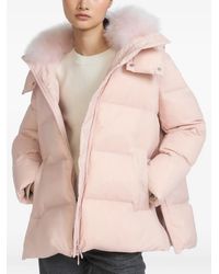 Yves Salomon - A-Line Shearling-Trim Jacket - Lyst