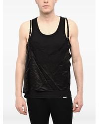 DSquared² - Lace-Trimmed Layered Tank Top - Lyst