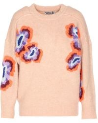 Essentiel Antwerp - Maglione Girocollo Con Ricamo - Lyst