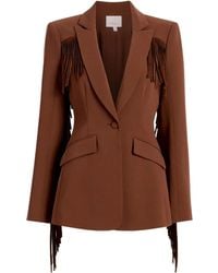 Cinq À Sept - Cheyenne Fringed Blazer - Lyst
