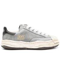 Maison Mihara Yasuhiro - Blakey Leather Sneakers - Men's - Rubber/calf Leather/other Fibres - Lyst