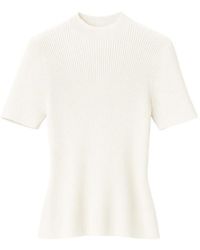 John Richmond - Top De Canalé Con Manga Corta - Lyst