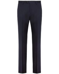BOGGI - Micro Patterned Stretch Wool Pants - Lyst