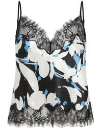 Nicholas - Alani Blur-Print Silk Camisole - Lyst