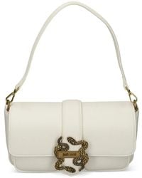 Just Cavalli - Snake-Buckle Satchel - Lyst
