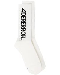 Adererror - Intarsia-Knit Logo Socks - Lyst