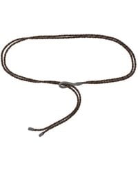 Peserico - Cinturón Con Detalle De Cuentas - Lyst