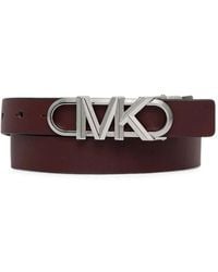 MICHAEL Michael Kors - Wendbarer Gürtel Mit Logo - Lyst