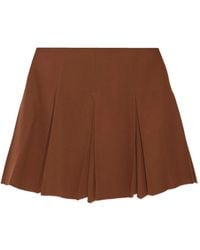 Marni - Pleated Wool Midi Skirt - Lyst
