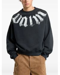 Palm Angels - Logo-Print Cotton Sweatshirt - Lyst