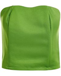 Essentiel Antwerp - Smocked-Back Tube Top - Lyst