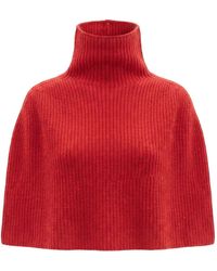 Sa Su Phi - Ribbed-Knit Cashmere Poncho - Lyst