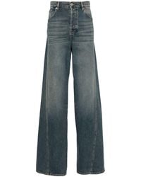 Lanvin - Halbhohe Straight-Leg-Jeans - Lyst