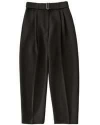 Studio Nicholson - Hibi Belted Pleated Trousers - Lyst
