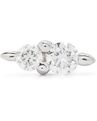 Maria Black - 14Kt Hazy Gleam Piercing Diamond Single Earring - Lyst