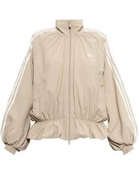 adidas - Ruffled Zip-Up Jacket - Lyst