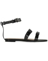 Red(V) - Bow-Detail Ankle-Strap Sandals - Lyst