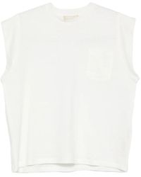 Momoní - Chest-Pocket Cap-Sleeve T-Shirt - Lyst