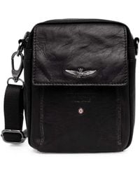 Aeronautica Militare - Logo-Plaque Leather Belt Bag - Lyst