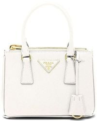 Prada - ガレリア レザーミニバッグ - Lyst