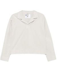 MHL by Margaret Howell - Notched-Collar Blouse - Lyst