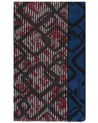Emporio Armani - Abstract-Pattern Scarf - Lyst