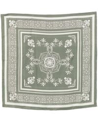 N.Peal Cashmere - Foulard En Soie À Fleurs - Lyst