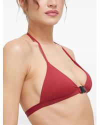 Trussardi - Top De Bikini Con Cierre De Hebilla Y Cuello Halter - Lyst