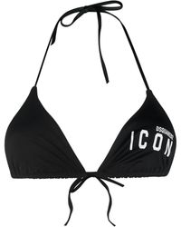 DSquared² - Top bikini a triangolo Be Icon - Lyst