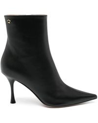 Gianvito Rossi - Leather Ankle Boots - Lyst
