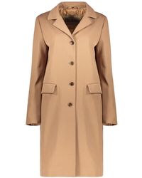 Herno - Button-Fastening Coat - Lyst
