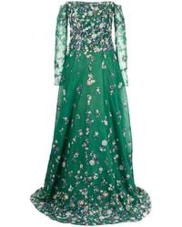 Saiid Kobeisy - Beaded Off-Shoulder Tulle Dress - Lyst