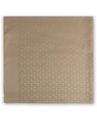 Ferragamo - Sciarpa Con Monogramma Gancini - Lyst