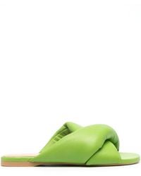 JW Anderson - Leather Flat Sandals - Lyst
