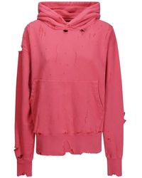Kuro - More Damage Distressed Washed Hoodie - Lyst