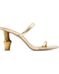 Cult Gaia - Sandali Con Doppia Fascia E Tacco Scolpito 80Mm - Lyst