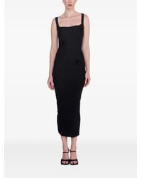 Maygel Coronel - Ivy Floral-Appliqué Midi Dress - Lyst