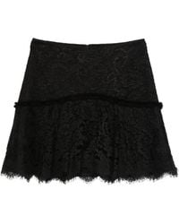 IMROSKA - Laced Mini Skirt - Lyst