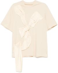 JNBY - Bow-Embellished T-Shirt - Lyst