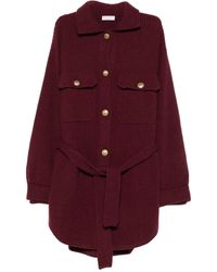 Brunello Cucinelli - Vest Met Knopen En Ceintuur - Lyst
