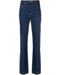 Patrizia Pepe - High-rise Slim-cut Jeans - Lyst