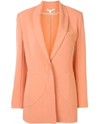 Jonathan Simkhai Stitched-pocket Single Breasted Blazer - Orange