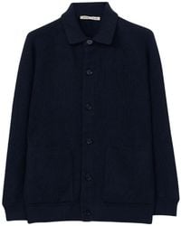 Maurizio Baldassari - Ribbed-Knit Button-Up Jacket - Lyst