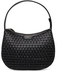 Twinset - Woven Top-Handle Tote Bag - Lyst