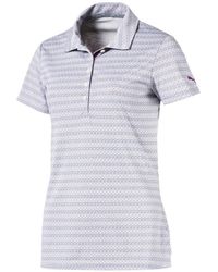 PUMA - Sundays Geometric-Print Polo Shirt - Lyst