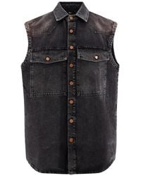 3x1 - Flap-Pocket Sleeveless Shirt - Lyst